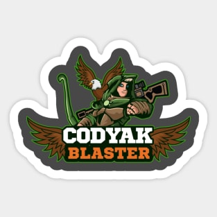 Codyak Blaster Logo Sticker